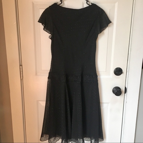 LIZ CLAIBORNE Feminine, Graceful Black Dress 👗 - Picture 12 of 15